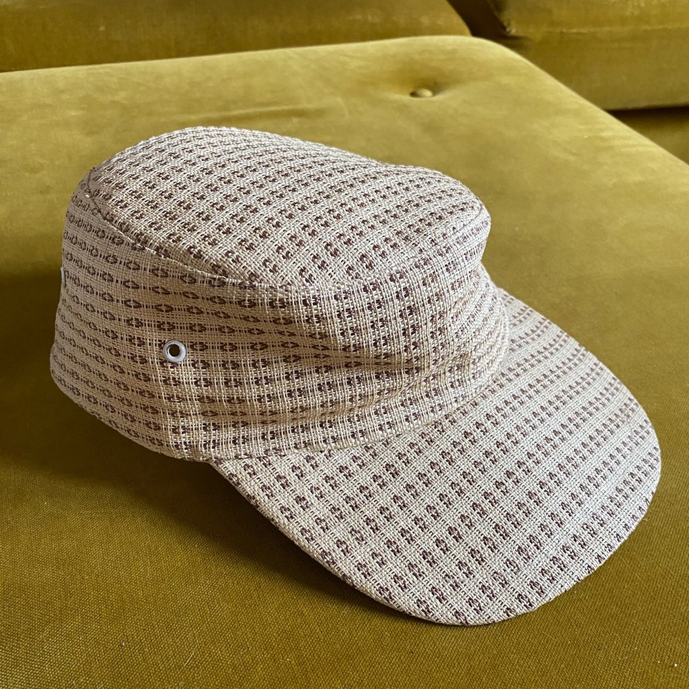 1950s Straw Summer Baseball Cap